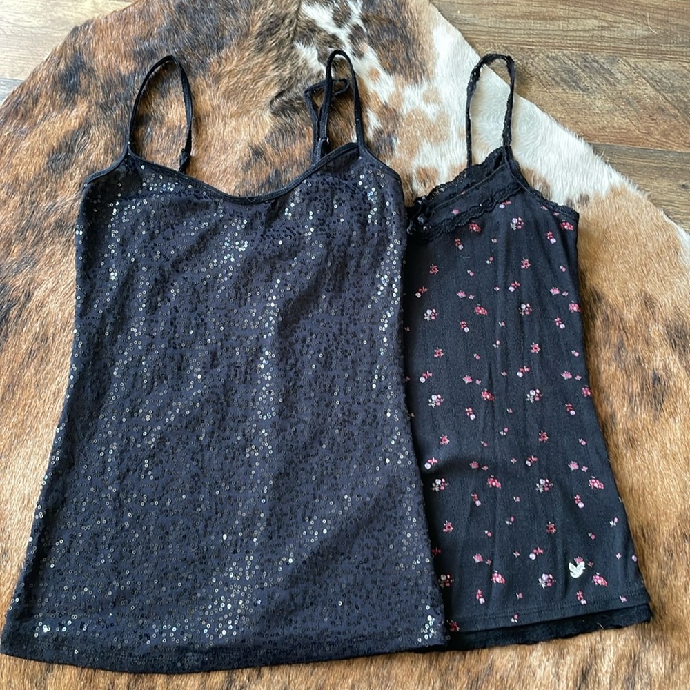 flower 🌺 sequins cami shirts